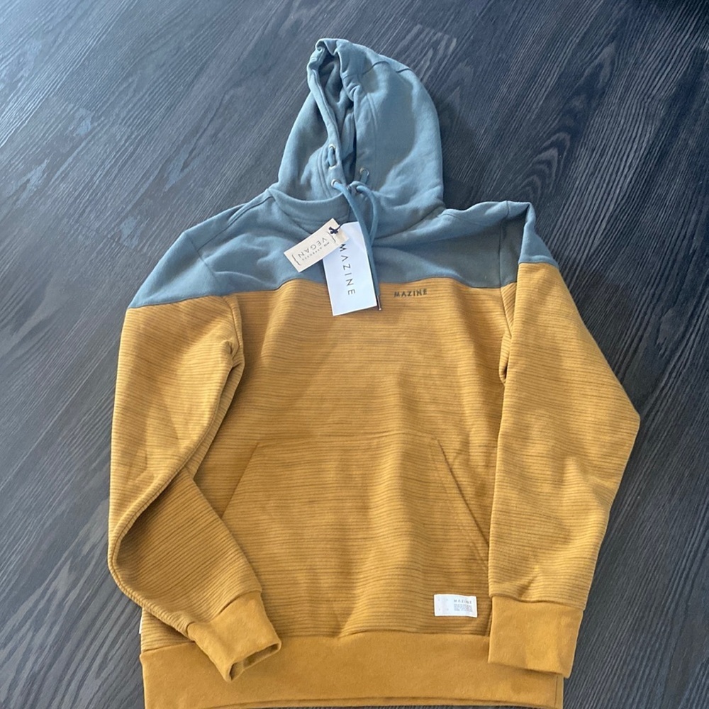 NWT🍍 Ripley Stripe Hooded Sweatshirt🍍MAZINE SIZE XL🍍